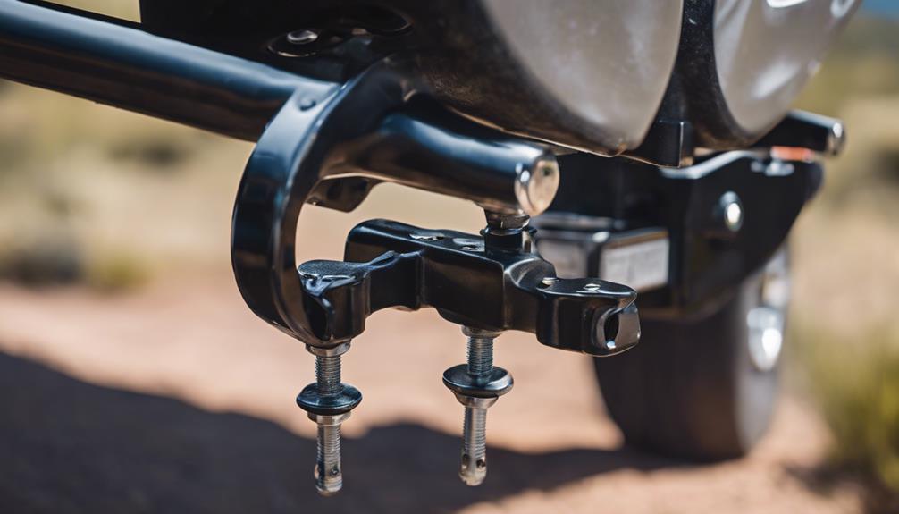 trailer hitch articulation mechanism